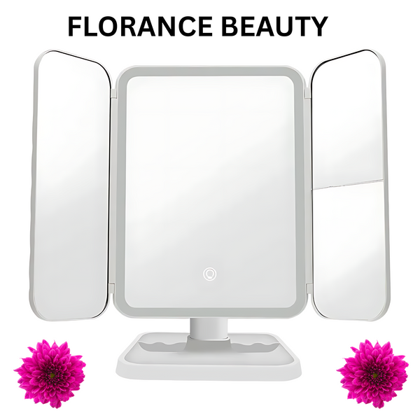 FLORANCE BEAUTY™ LED TRIFOLD MAKEUP MIRROR
