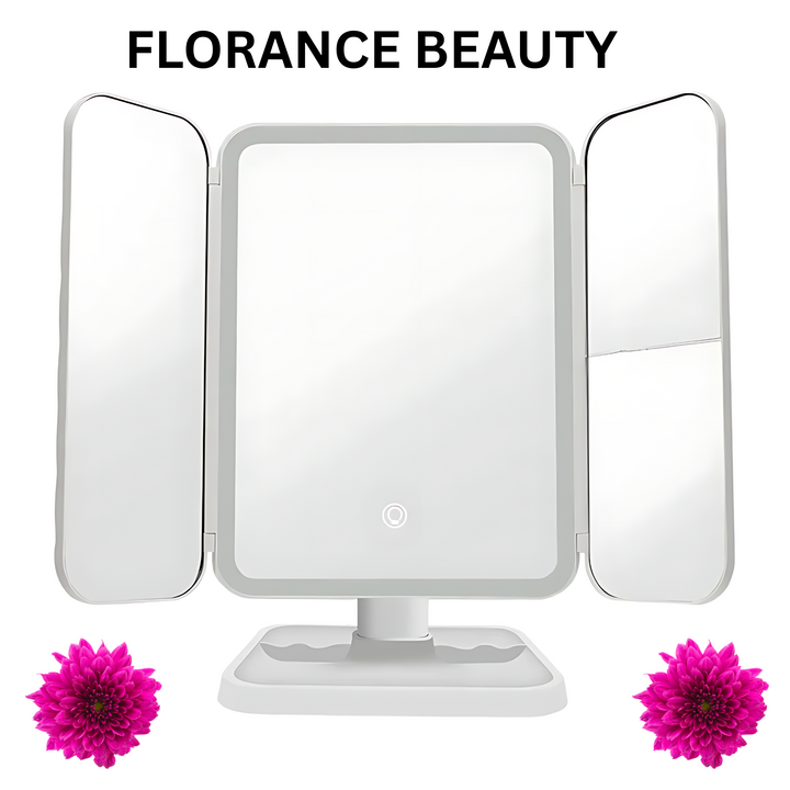 FLORANCE BEAUTY™ LED TRIFOLD MAKEUP MIRROR
