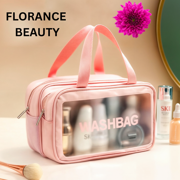 Florance Beauty™ Large-Capacity Waterproof Travel Cosmetic Bag
