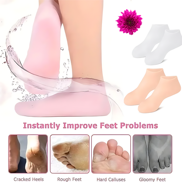 FLORANCE BEAUTY™ SILICONE MOISTURIZING GEL SOCKS
