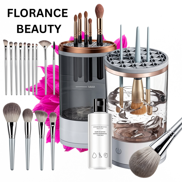 Florance Beauty™ 3-in-1 USB Electric Makeup Brush Cleaner
