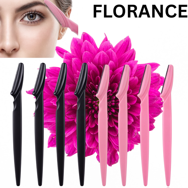 FLORANCE BEAUTY™ COLORFUL SINGLE-BLADE EYEBROW TRIMMERS
