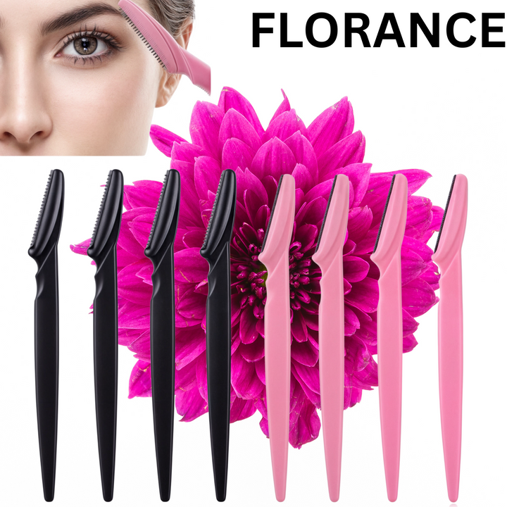 FLORANCE BEAUTY™ COLORFUL SINGLE-BLADE EYEBROW TRIMMERS
