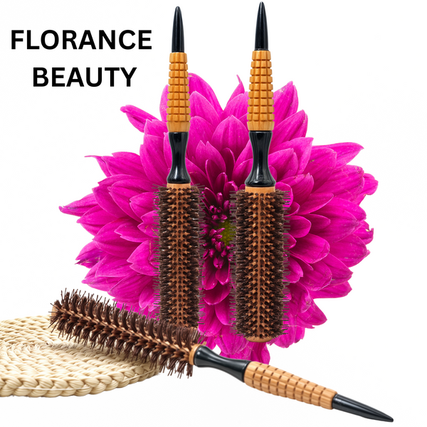 Florance Beauty™ Boar Bristle Round Brush
