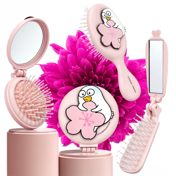 Florance Beauty™ Wooden Handle Hair Brush

