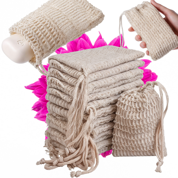 Florance Beauty™ Natural Ramie Soap Bag
