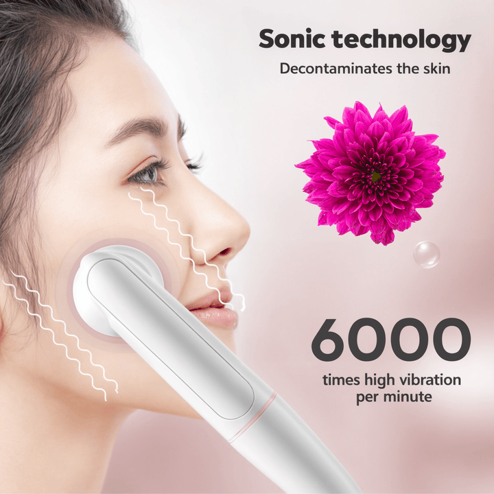 Florance Beauty PureGlow™ 2-in-1 Facial Cleansing Brush
