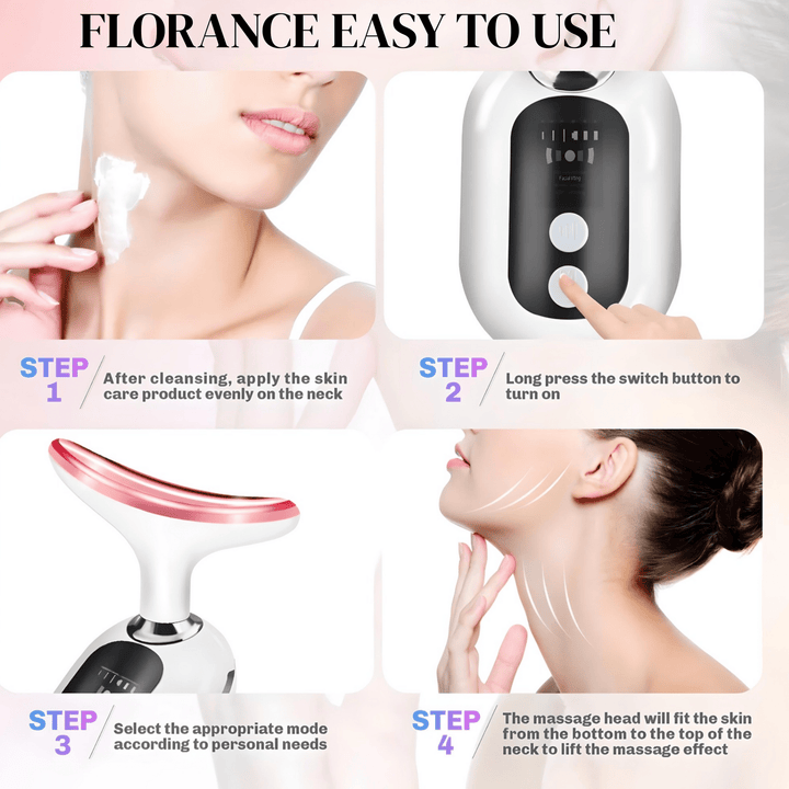 Florance Beauty™ 3-in-1 GlowLift™ Neck &amp; Face Sculptor
