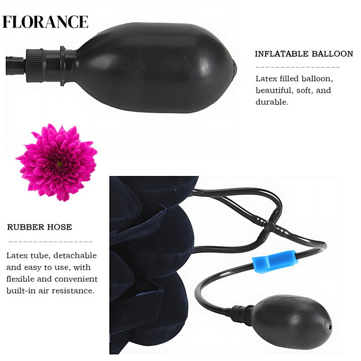 Florance Beauty™ Adjustable Inflatable Neck Traction Device
