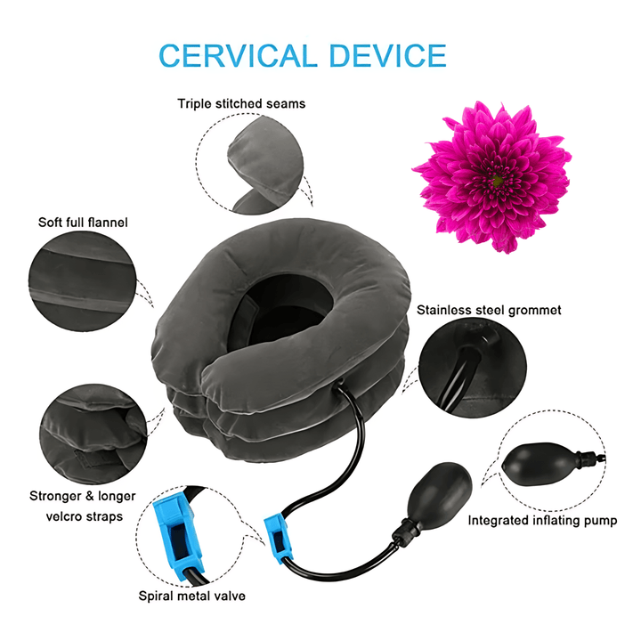 Florance Beauty™ Adjustable Inflatable Neck Traction Device
