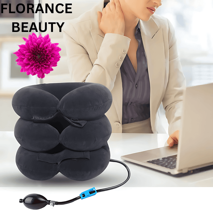 Florance Beauty™ Adjustable Inflatable Neck Traction Device
