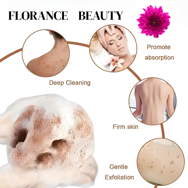 FLORANCE BEAUTY™ GLOWNET™ EXFOLIATING BATH SPONGE
