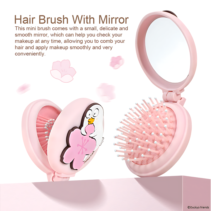 Florance Beauty™ Wooden Handle Hair Brush
