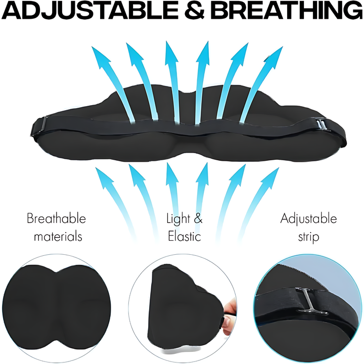 FLORANCE BEAUTY™ 3D CONTOURED MEMORY FOAM SLEEP MASK
