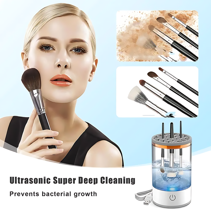 Florance Beauty™ 3-in-1 USB Electric Makeup Brush Cleaner
