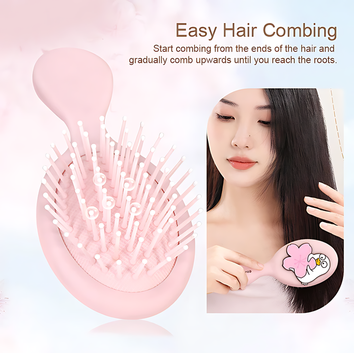 Florance Beauty™ Wooden Handle Hair Brush
