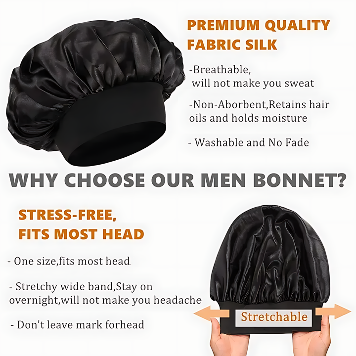 FLORANCE BEAUTY™ LUXURIOUS SATIN SLEEP CAP
