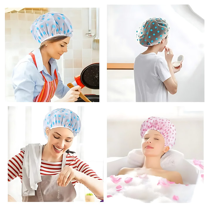 Florance Beauty™ Waterproof Shower Cap
