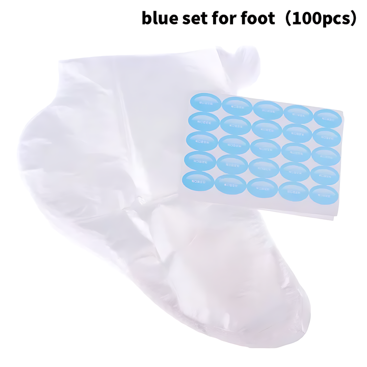 Florance Beauty™ 2-Pack Silicone Moisturizing Foot Socks & Facial Mask

