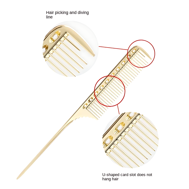 FLORANCE BEAUTY™ Metal Rat Tail Comb
