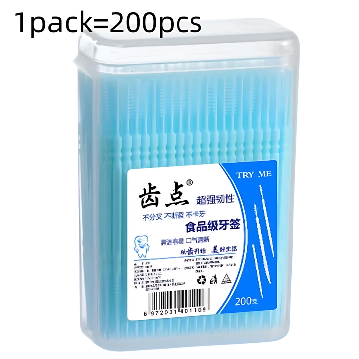 FLORANCE BEAUTY™ 200PC DISPOSABLE DOUBLE-HEADED INTERDENTAL BRUSHES
