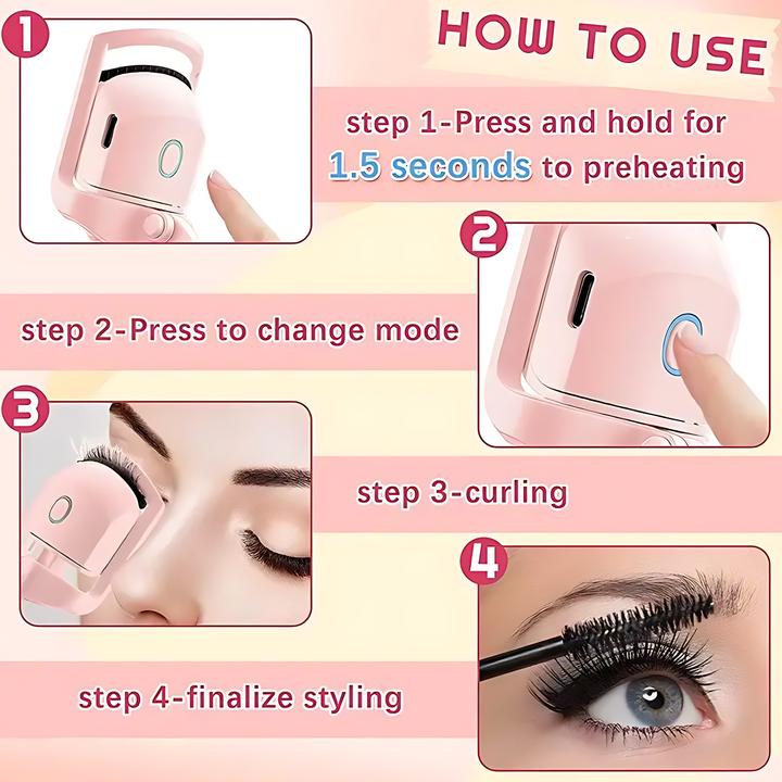 Florance Beauty™ Electric Eyelash Curler

