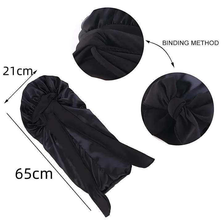 Florance Beauty™ Adjustable Satin Sleep Bonnet
