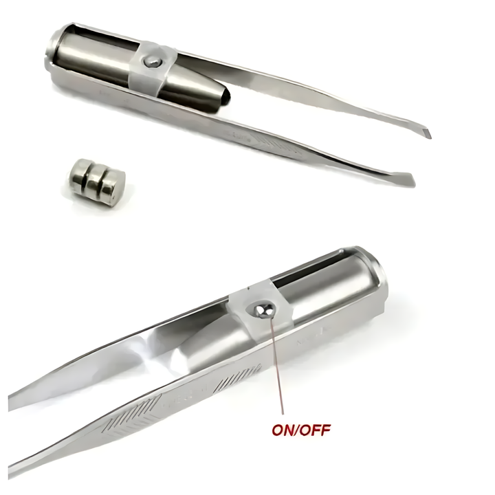 Florance Beauty™ LED Light Stainless Steel Tweezers
