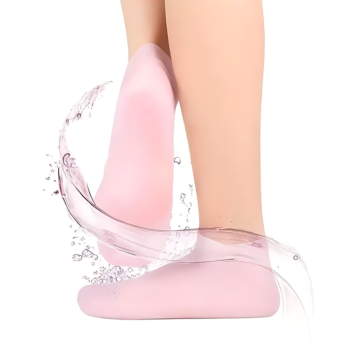 Florance Beauty™ 2-Pack Silicone Moisturizing Foot Socks & Facial Mask
