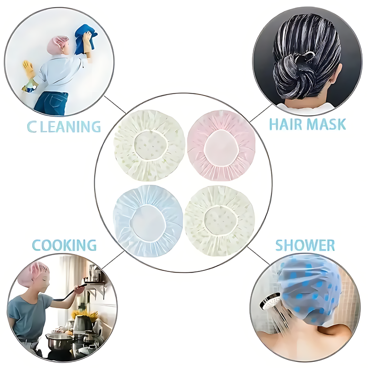 Florance Beauty™ Waterproof Shower Cap
