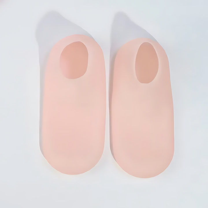 Florance Beauty™ 2-Pack Silicone Moisturizing Foot Socks & Facial Mask
