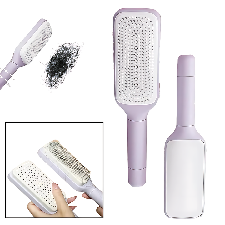 Florance Beauty™ Automatic Self-Cleaning Rotating Hairbrush
