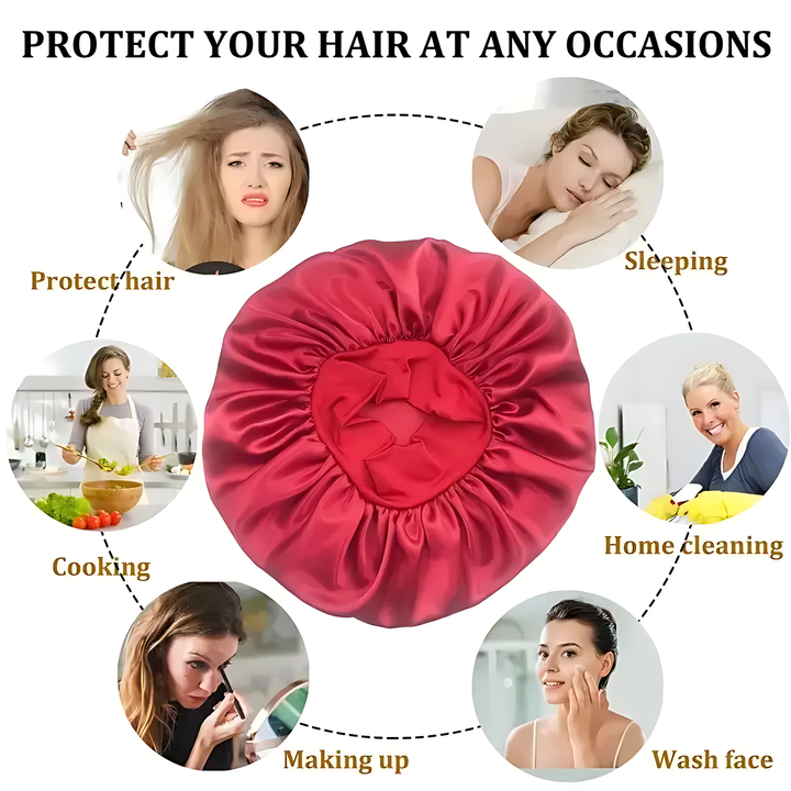 FLORANCE BEAUTY™ LUXURIOUS SATIN SLEEP CAP
