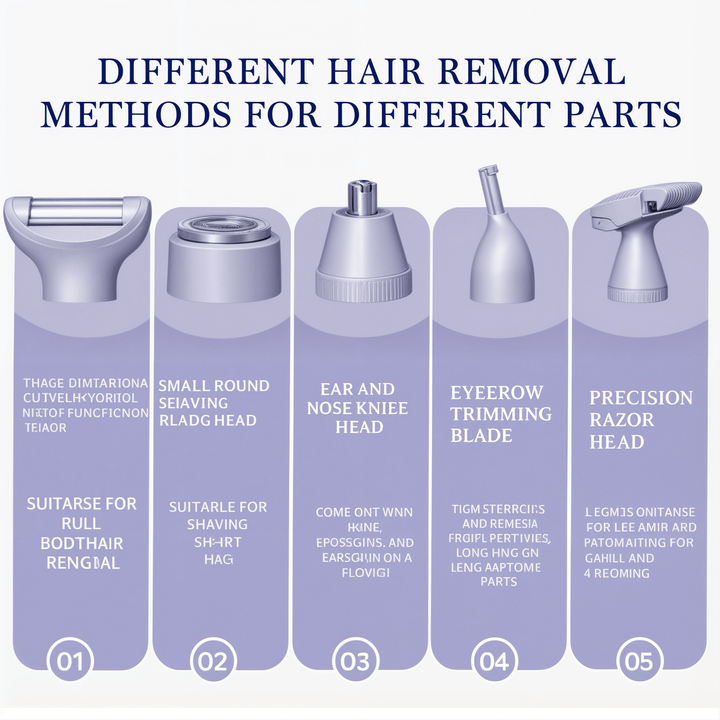Florance Beauty™ 5-in-1 Electric Epilator
