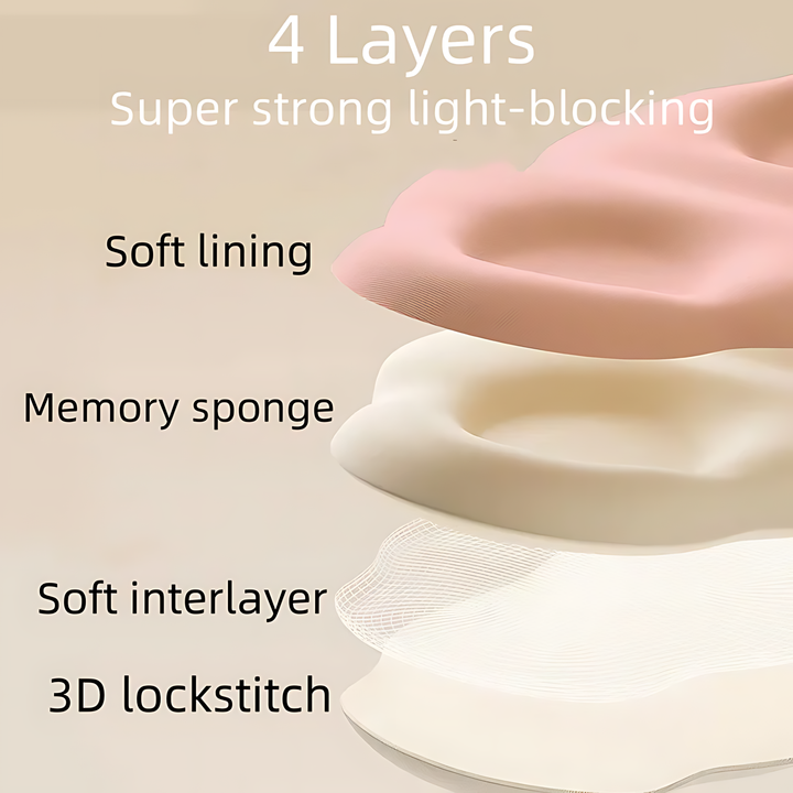 FLORANCE BEAUTY™ 3D CONTOURED MEMORY FOAM SLEEP MASK
