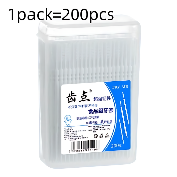 FLORANCE BEAUTY™ 200PC DISPOSABLE DOUBLE-HEADED INTERDENTAL BRUSHES
