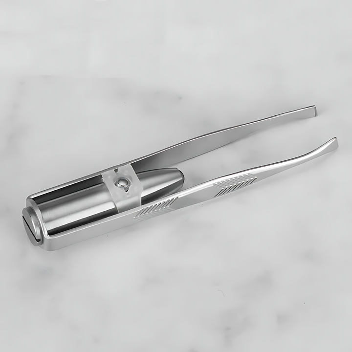 Florance Beauty™ LED Light Stainless Steel Tweezers
