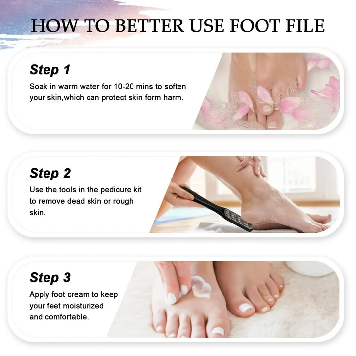 Florance Beauty™ 8/10-in-1 Professional Pedicure Kit
