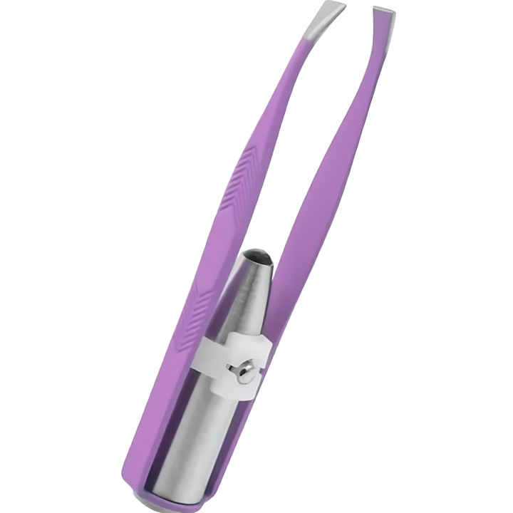 Florance Beauty™ LED Light Stainless Steel Tweezers
